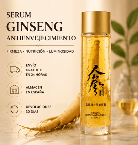 Sérum Facial de Ginseng Antiedad - Salud y bienestar
